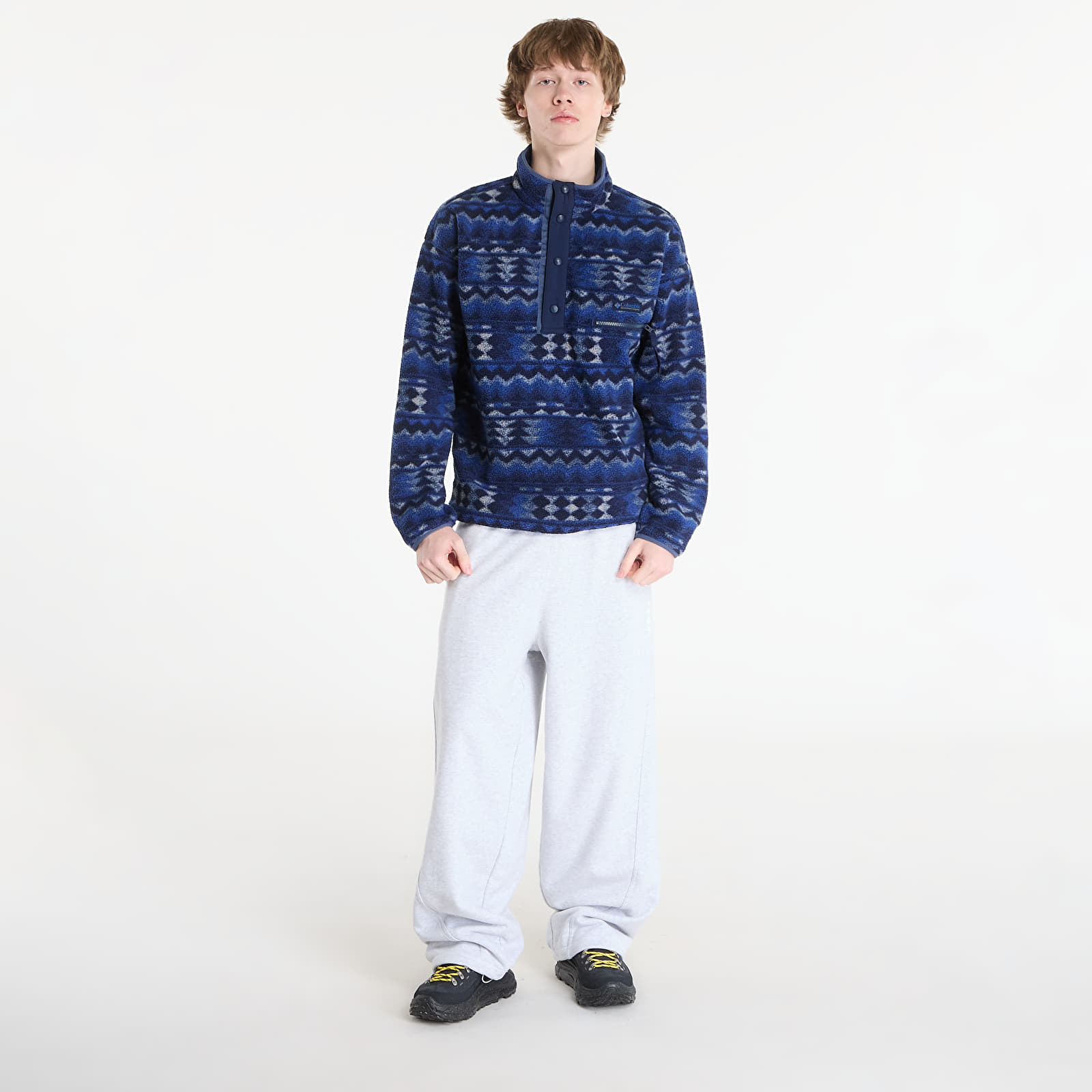 Hoodies and sweatshirts  Columbia Helvetia™ Half Snap Fleece With Print Mountain Blue/ Retrotree