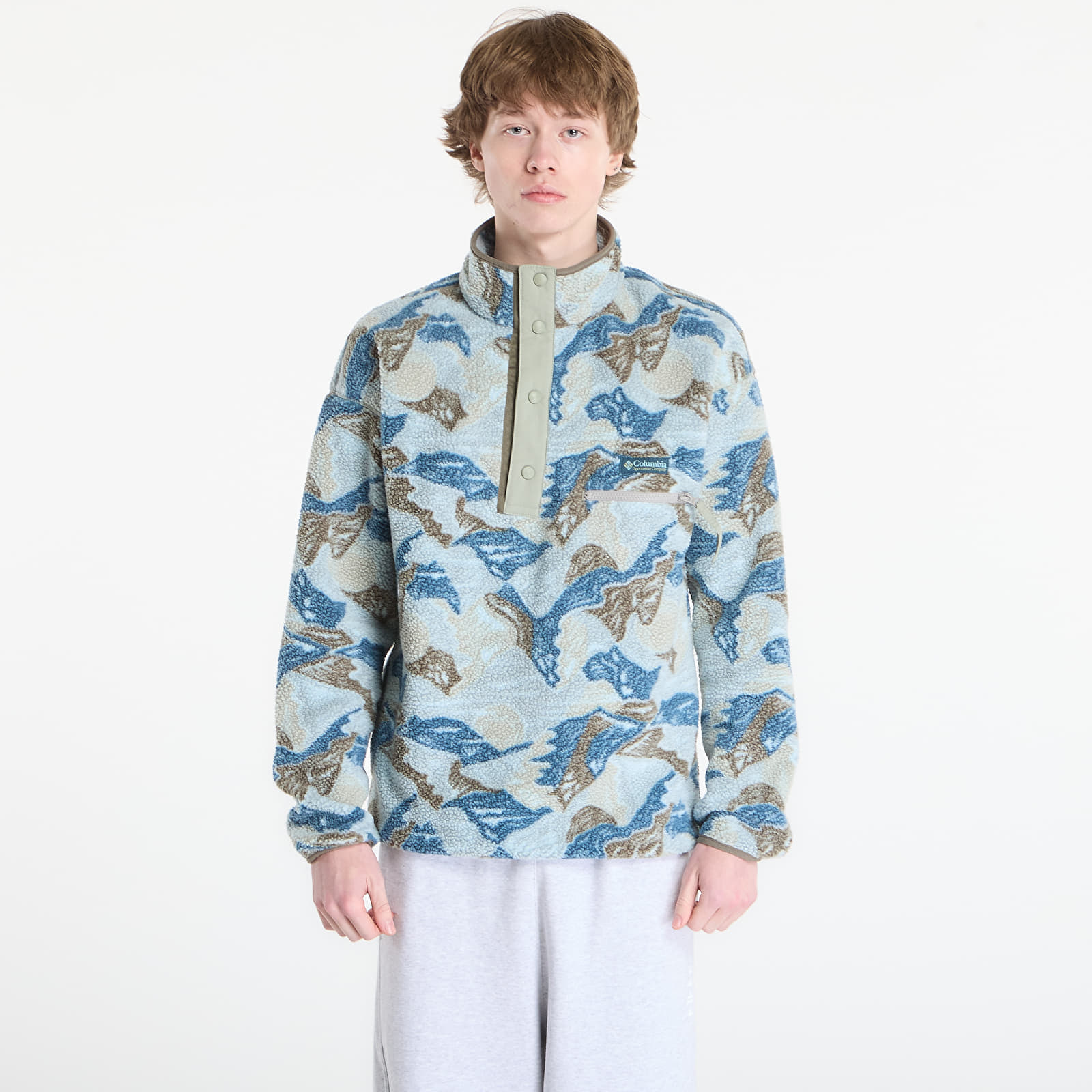 Суитшърт Columbia Helvetia™ Half Snap Fleece With Print Safari/ Sunscapes XL
