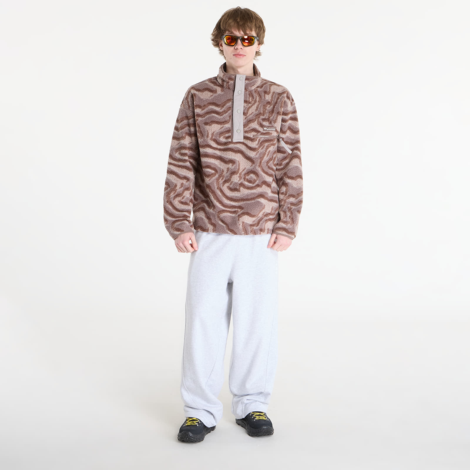 Bluzy Columbia Helvetia™ Half Snap Fleece With Print Iron/ Topoglitch