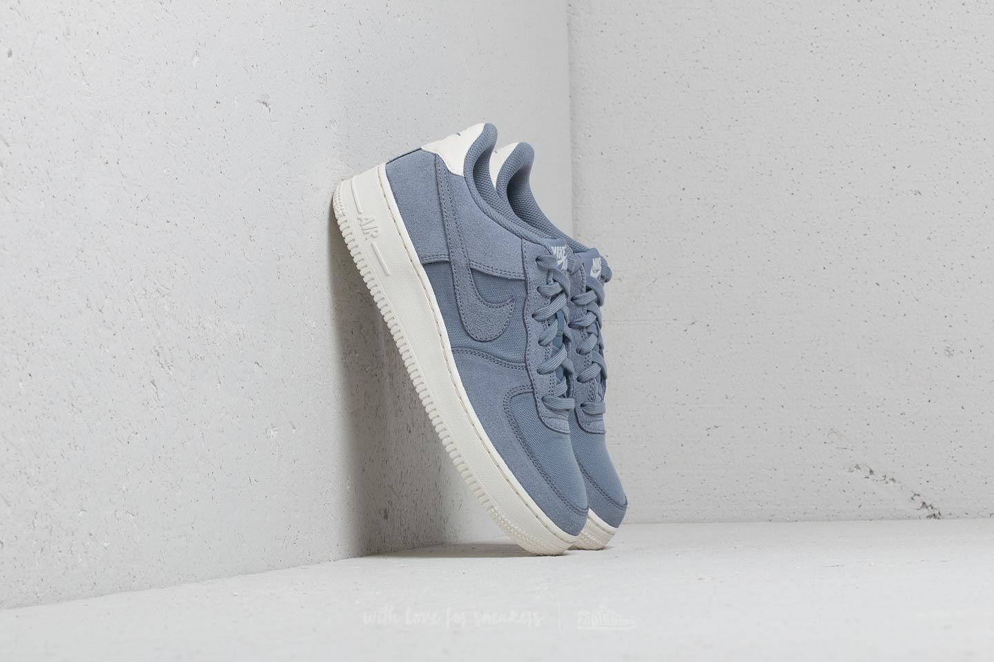 Skor för kvinnor Nike Air Force 1 Suede (GS) Ashen Slate/ Ashen Slate-Sail