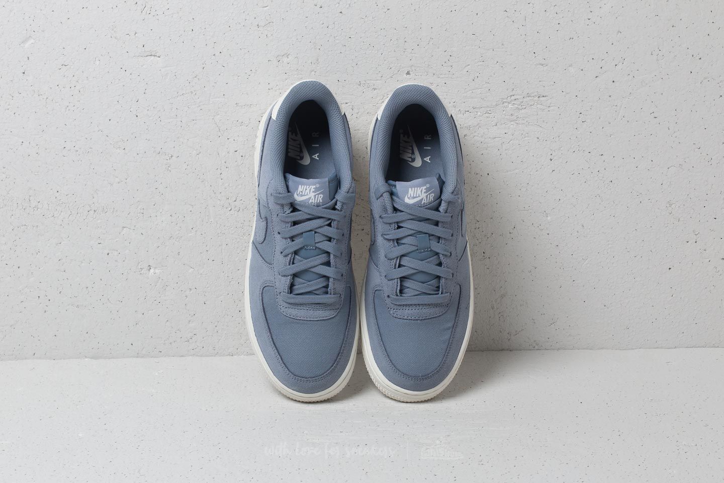 Skor för kvinnor Nike Air Force 1 Suede (GS) Ashen Slate/ Ashen Slate-Sail