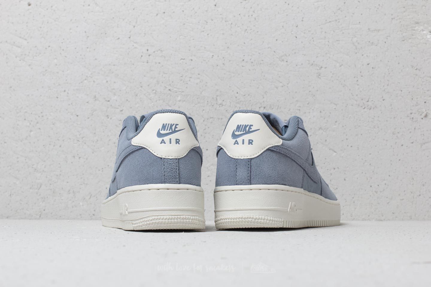 Skor för kvinnor Nike Air Force 1 Suede (GS) Ashen Slate/ Ashen Slate-Sail