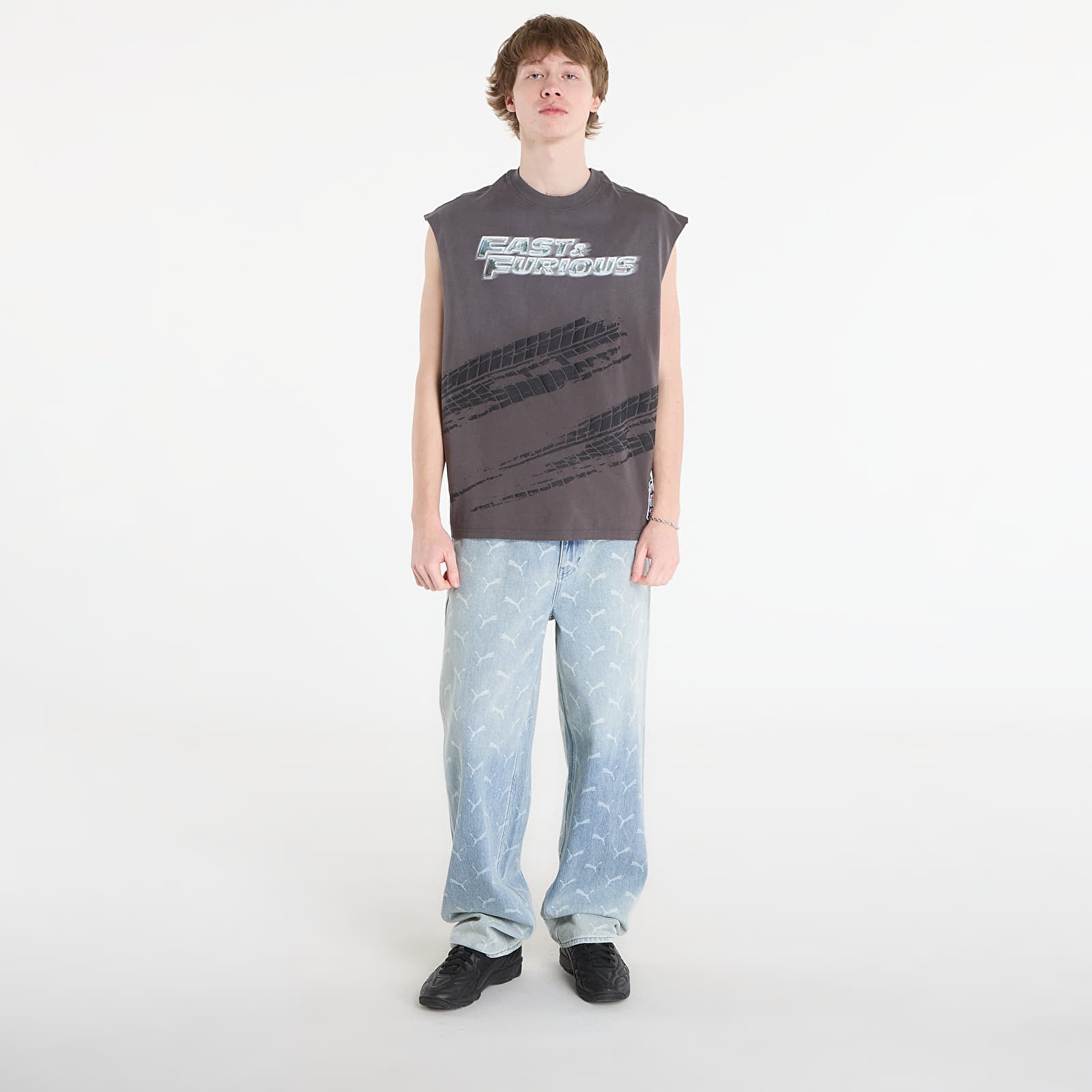 Magliette Puma x Fast & Furious Cutoff Dusky Gray