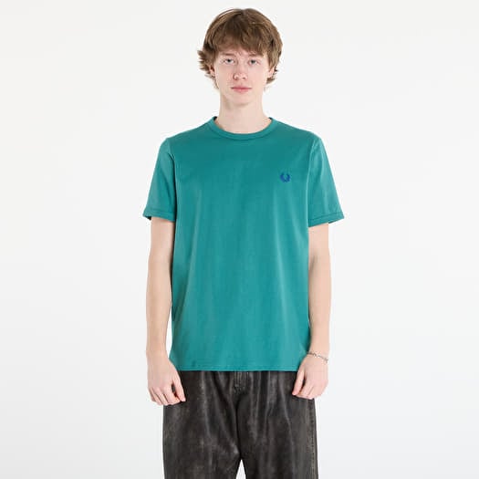 T-shirt FRED PERRY Ringer T-Shirt Deep Mint