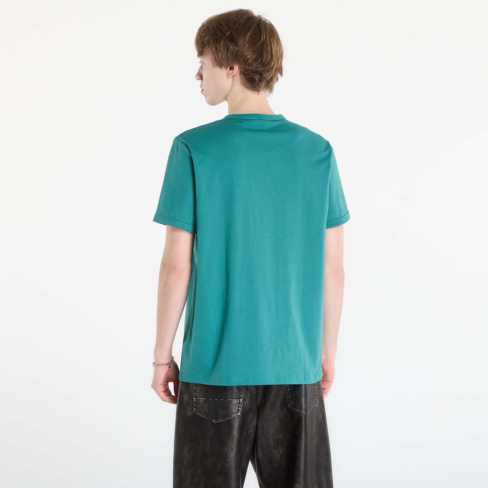 Majice T-shirt FRED PERRY Ringer T-Shirt Deep Mint