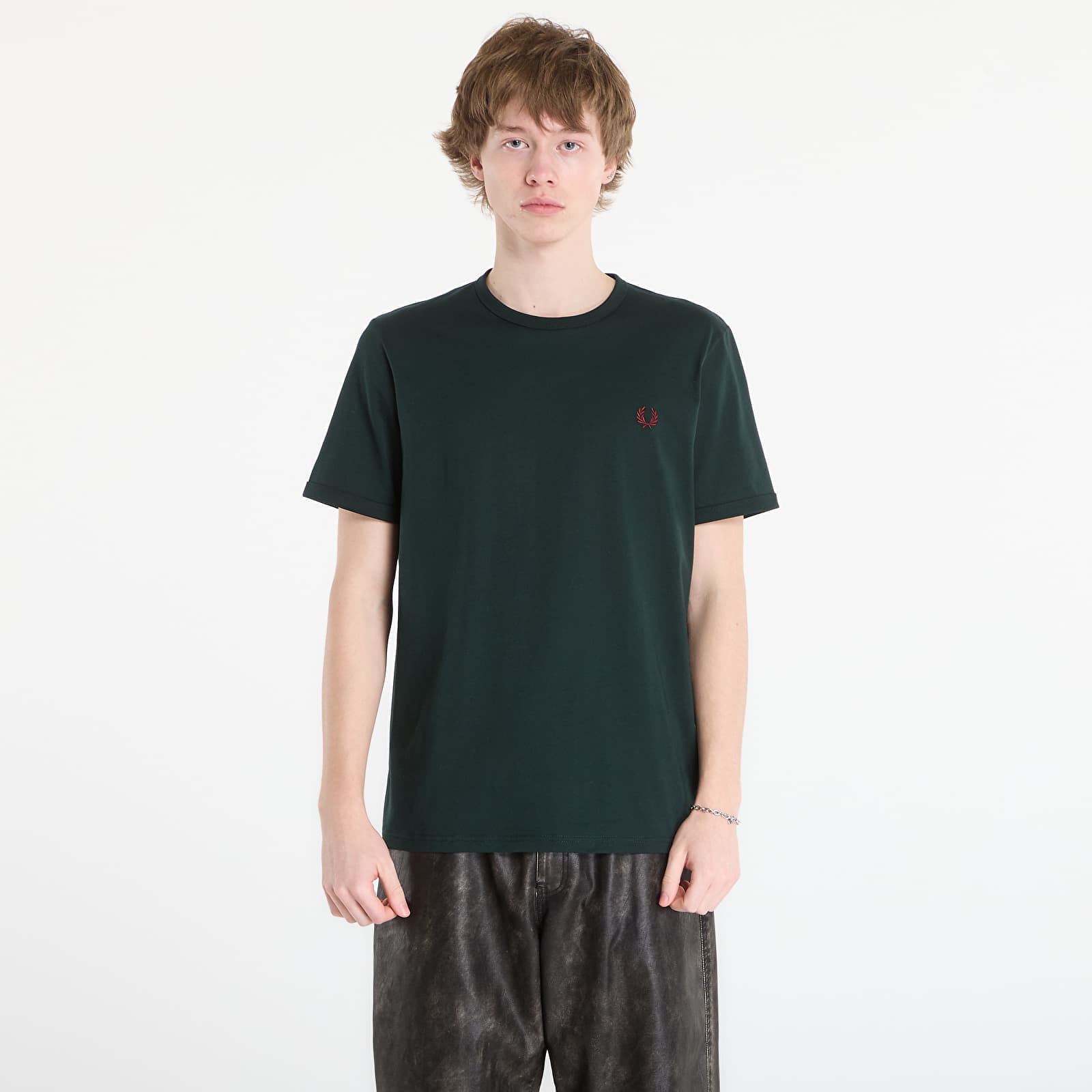Тениска FRED PERRY Ringer T-Shirt Grassroots M