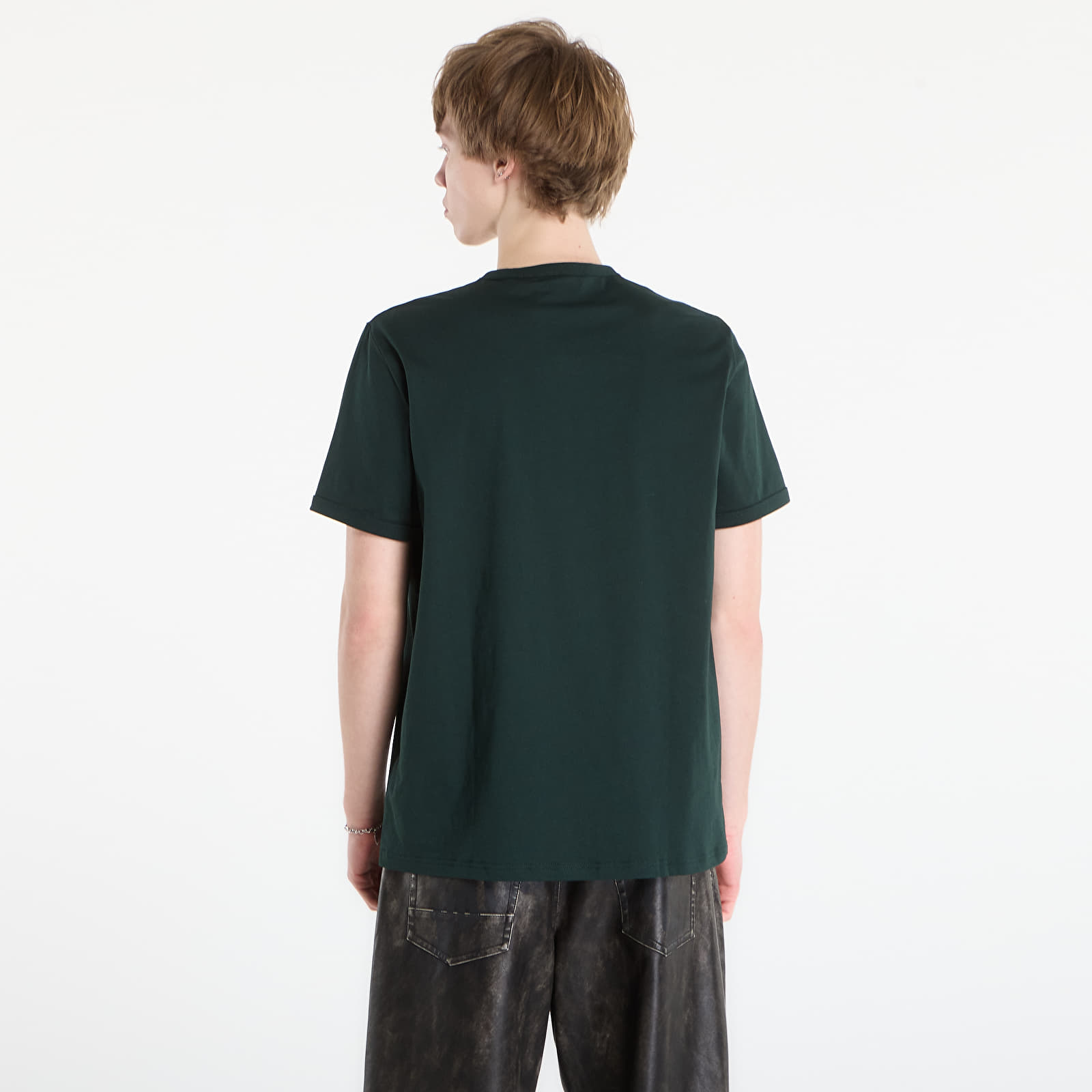 Majice T-shirt FRED PERRY Ringer T-Shirt Grassroots