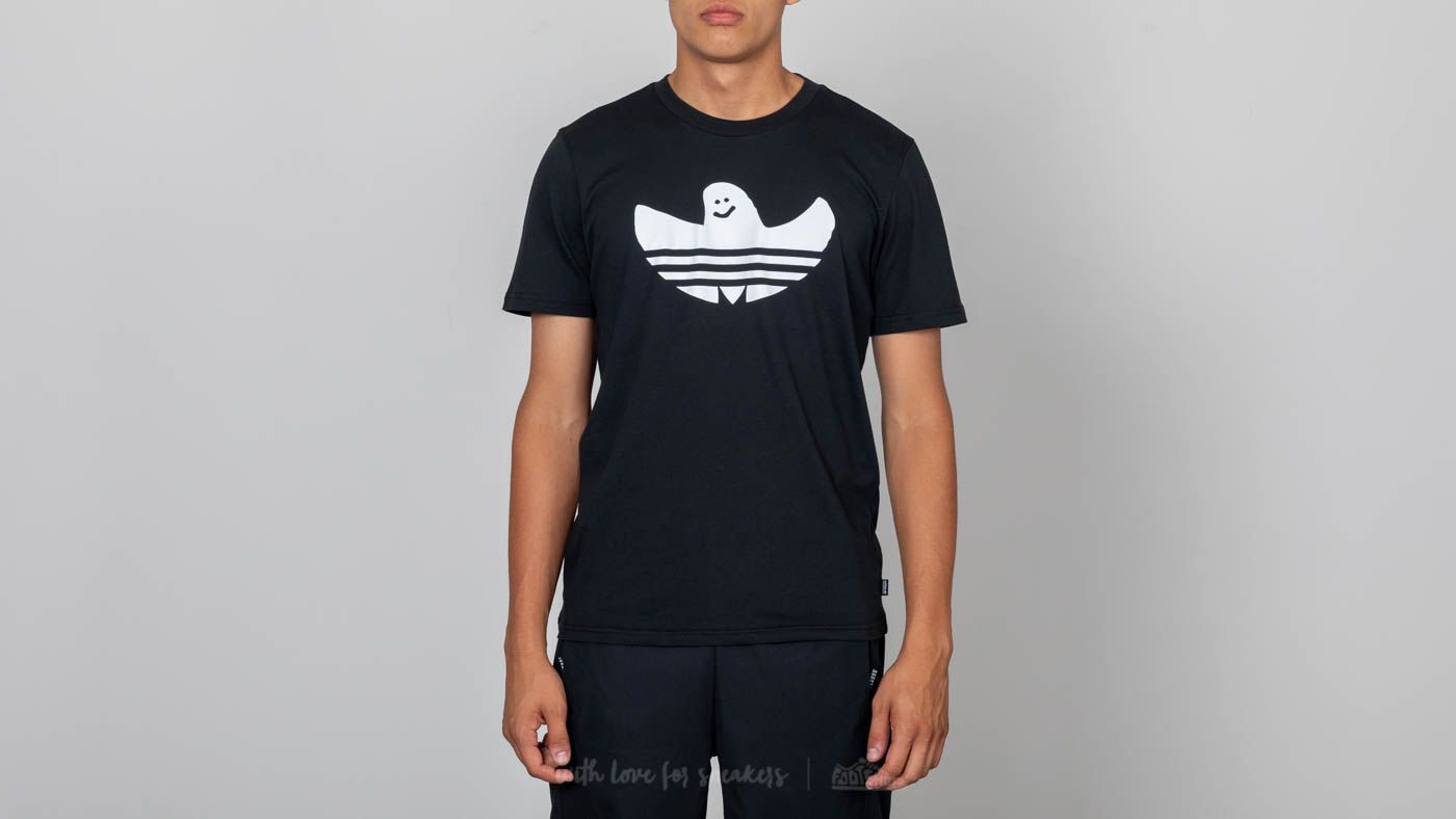 Camisetas adidas Solid Shmoo Tee Black/ White