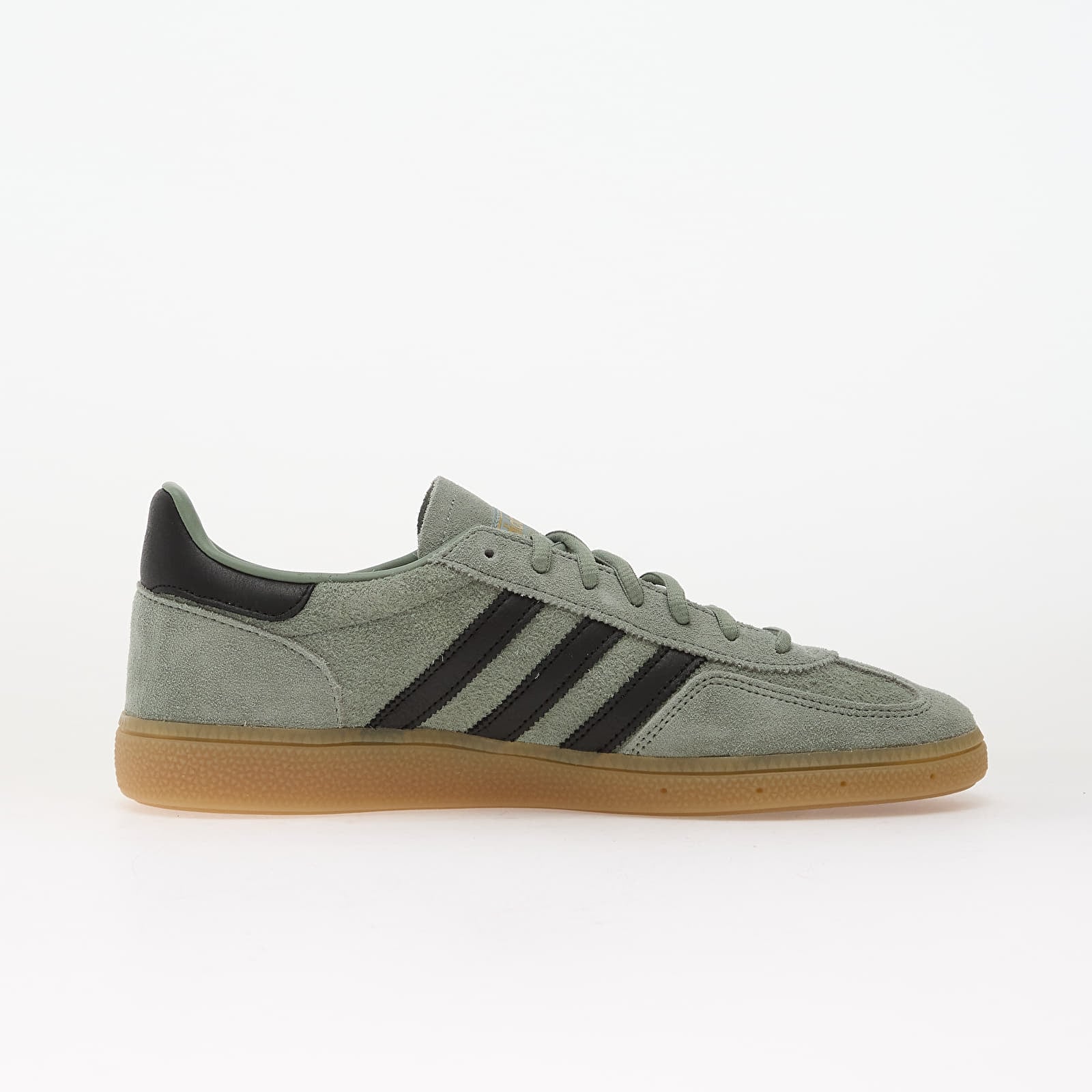 Мужская обувь adidas Handball Spezial Silver Green/ Core Black/ Gum4