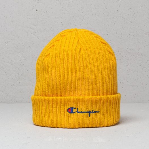 Champion clearance yellow beanie