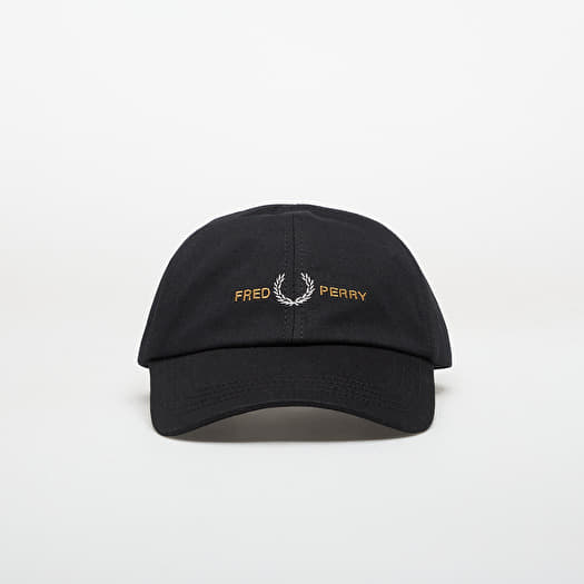 Mütze FRED PERRY Flp Twill Cap Black
