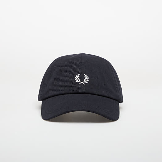 Mütze FRED PERRY Pique Classic Cap Navy/ Snow White