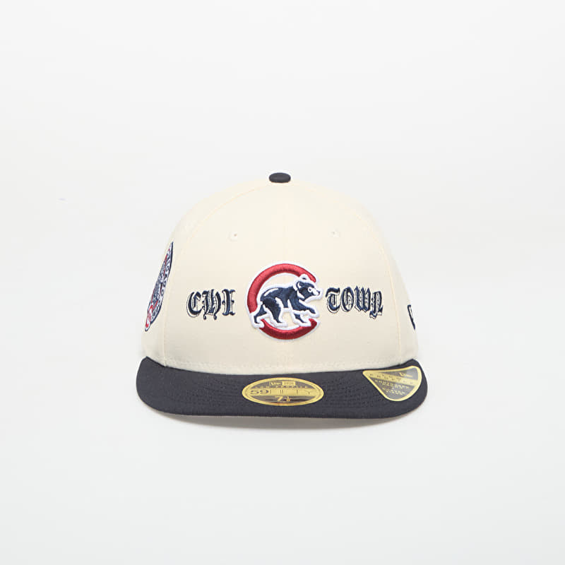 Casquette New Era 59FIFTY MLB Coops Logo 5 Chicago Cubs Beige
