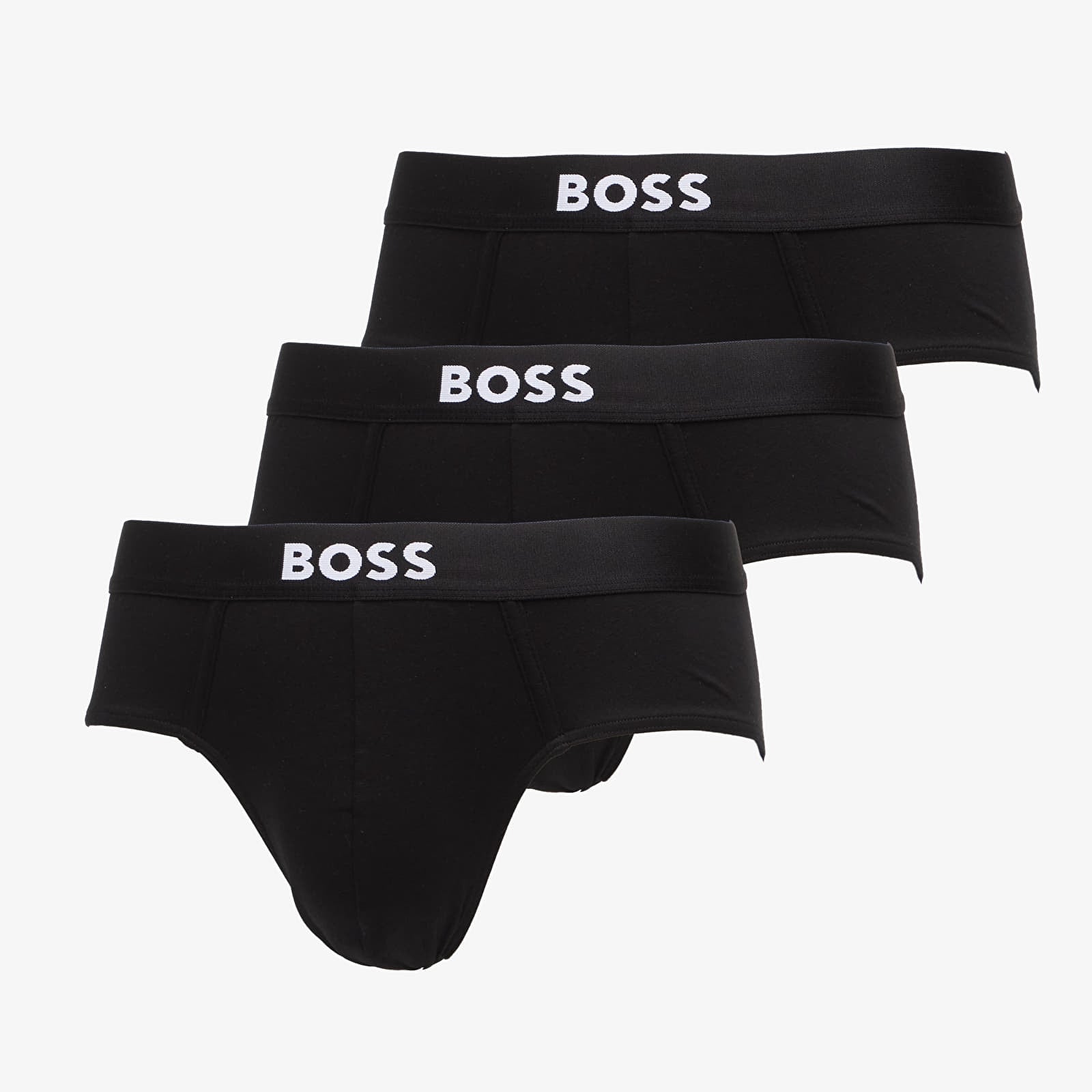 Miesten bokserit Hugo Boss Hip Brief 3-Pack Boss One Black