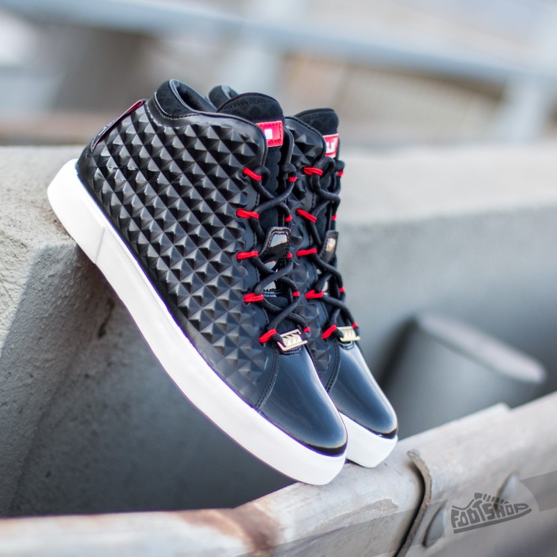 Férfi cipők Nike LeBron XII NSW Lifestyle QS Black/Black-Challenge Red