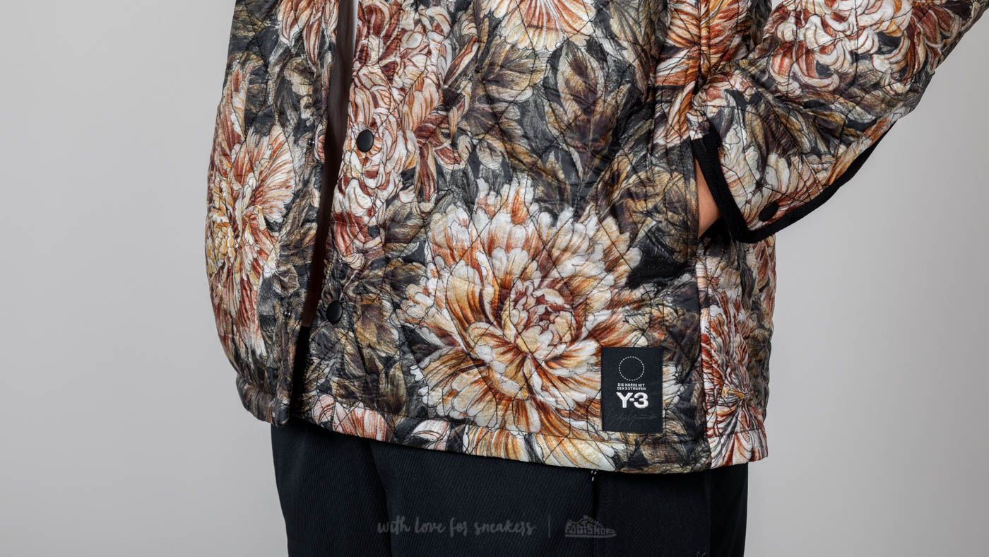 Jackets Y-3 AOP Quilted Shirt/ Jacket Flower Camo AOP/ Fox