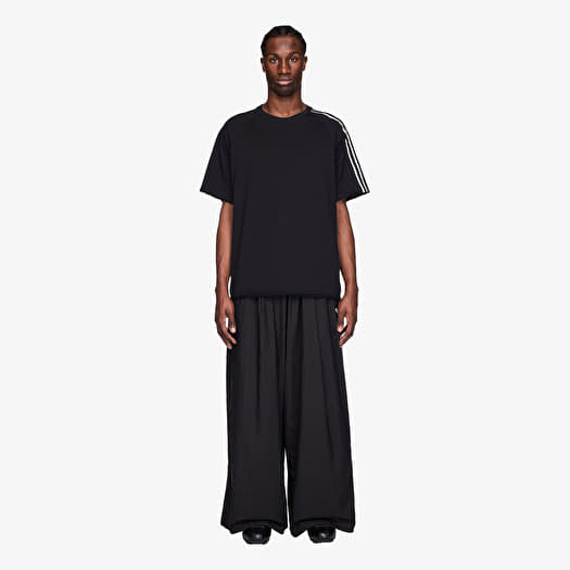 Sweatbroeken Y-3 Raw Edge 3 Stripes Wide Tracksuit Bottoms Black