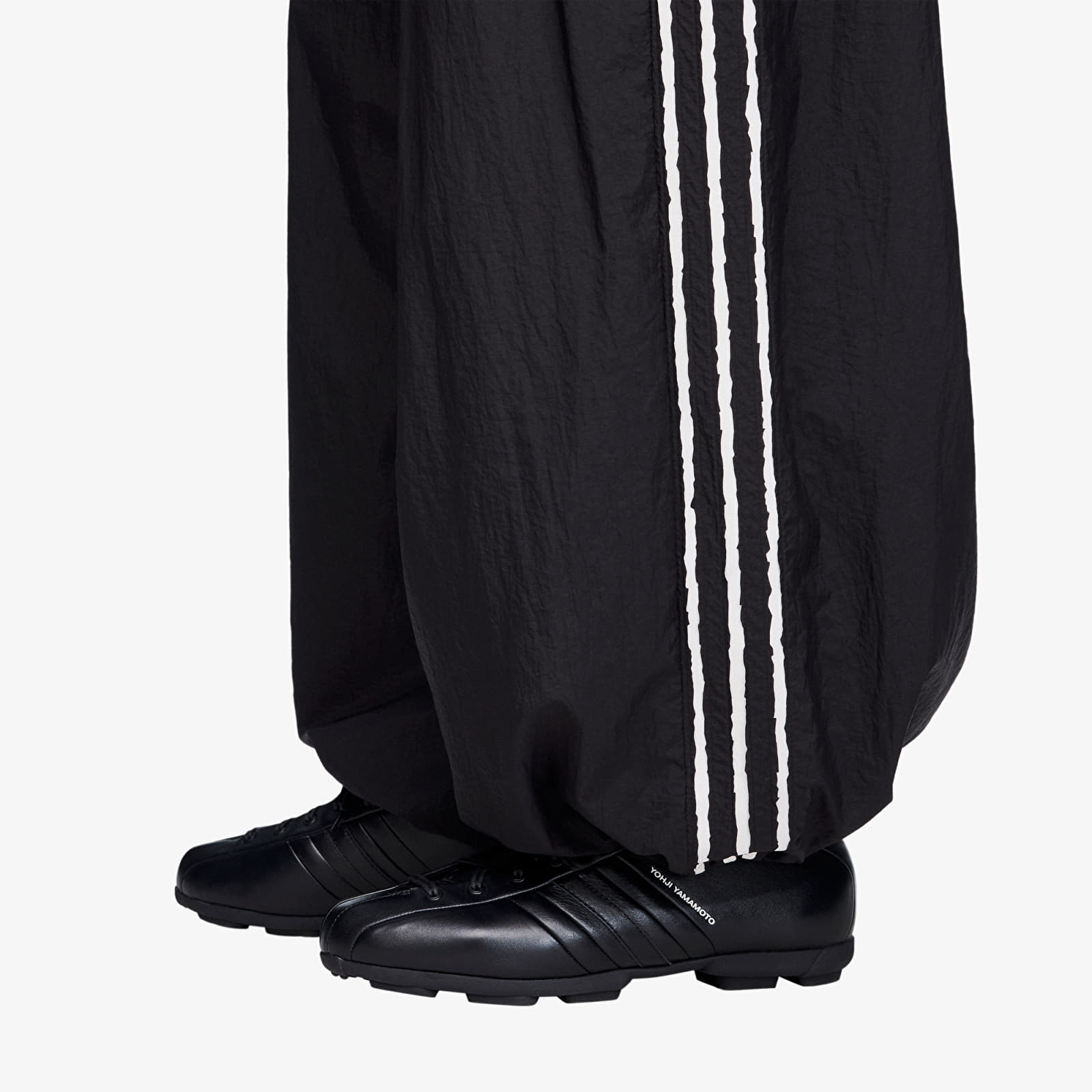 Trainingsbroeken Y-3 Raw Edge 3 Stripes Wide Tracksuit Bottoms Black
