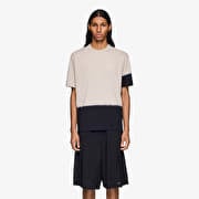 Y-3 Dipped Regular Short Sleeve T-Shirt Light Brown/ Black