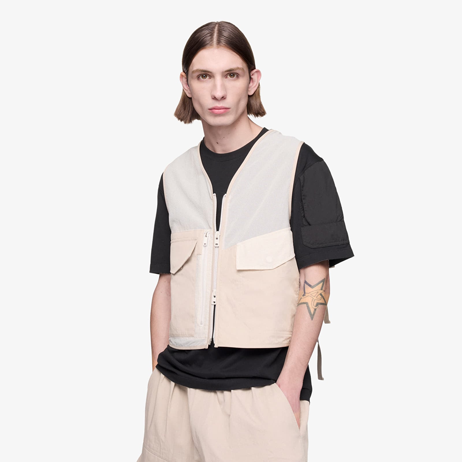 Liivit Y-3 Aop Nylon Shorts Light Brown