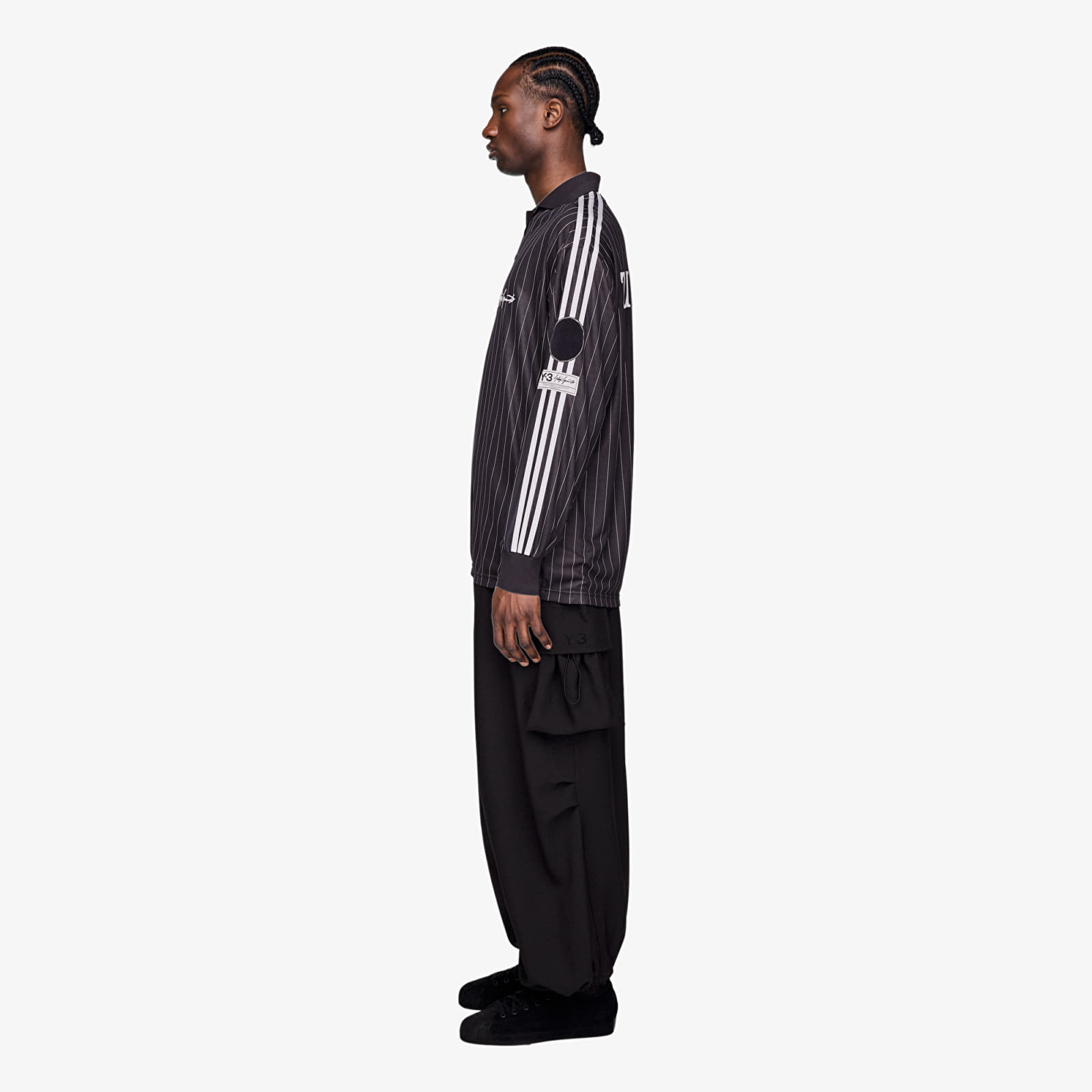 T-paidat Y-3 Elite 5 Football Long Sleeve Long-Sleeve Top Black