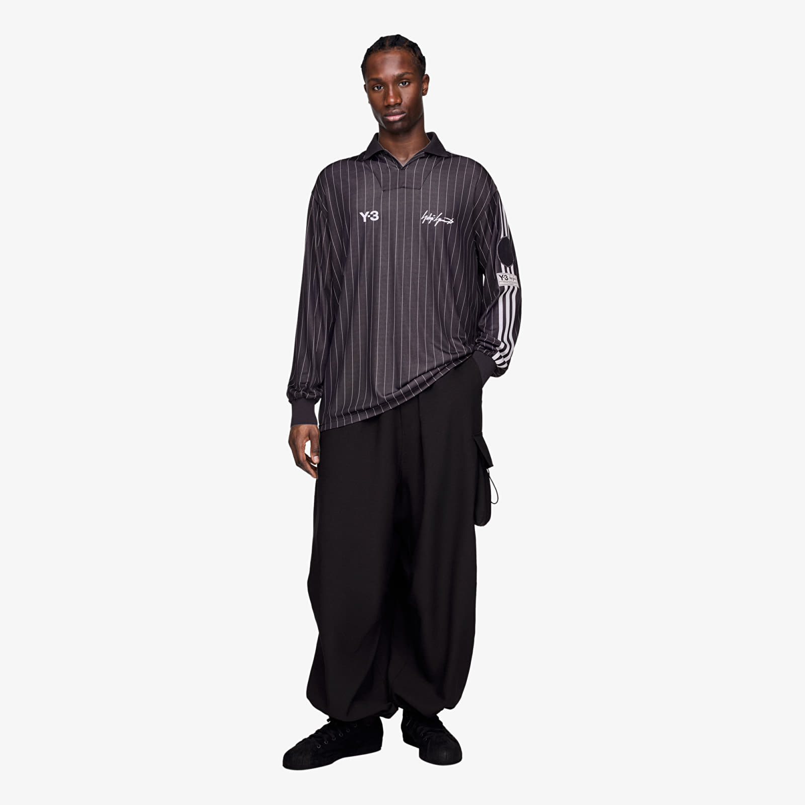 T-paidat Y-3 Elite 5 Football Long Sleeve Long-Sleeve Top Black