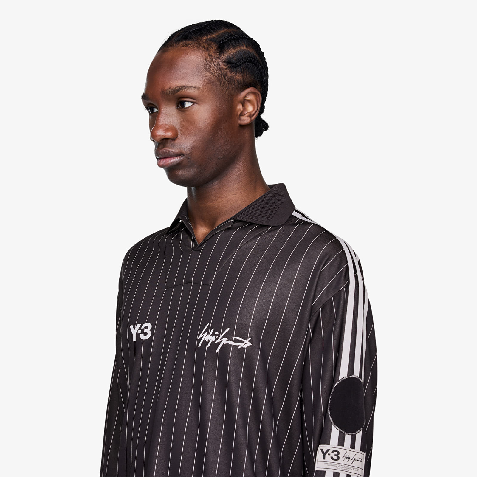 T-paidat Y-3 Elite 5 Football Long Sleeve Long-Sleeve Top Black
