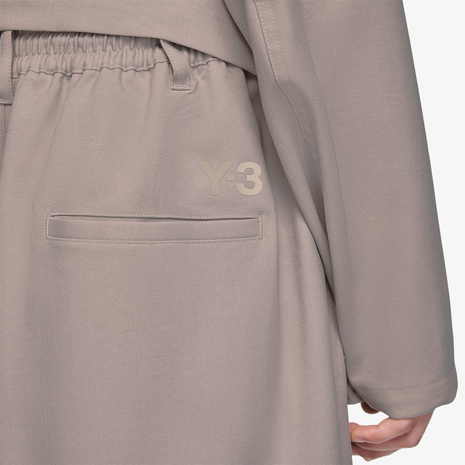 Spodnie Y-3 Sport Uniform Straight Trousers Light Brown/ Black