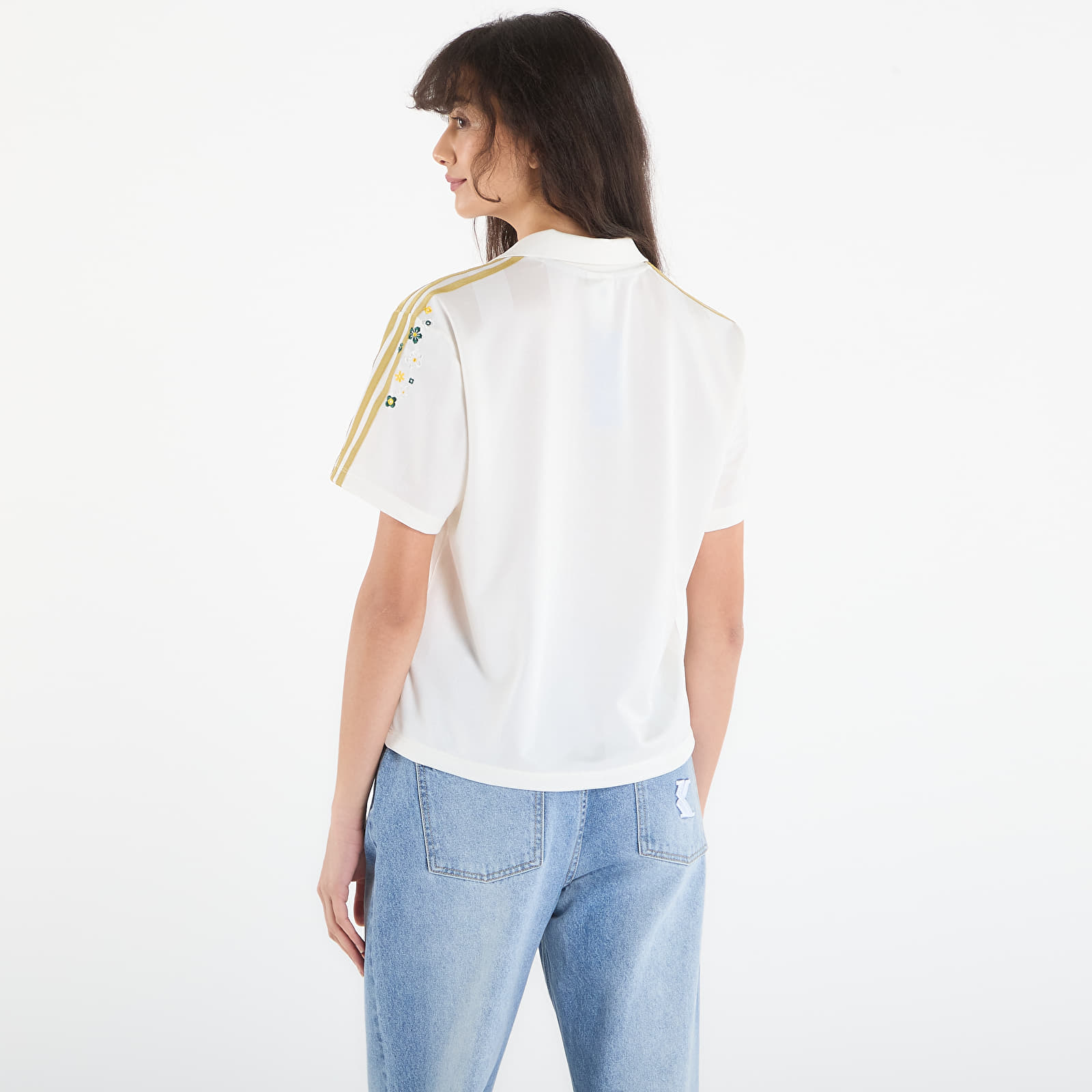 Women's T-shirts adidas X Liberty London Jersey Off White/ Ice Purple