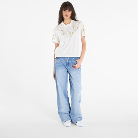 enof ／ liberty shirts Women's T-shirts adidas X Liberty London Jersey Off White/ Ice