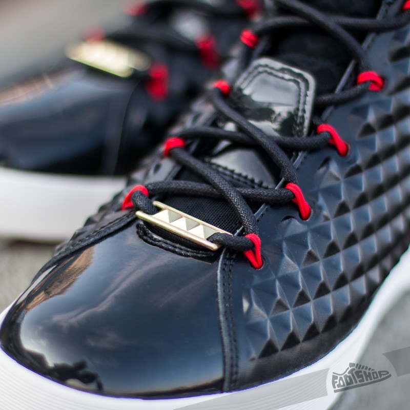 Férfi cipők Nike LeBron XII NSW Lifestyle QS Black/Black-Challenge Red