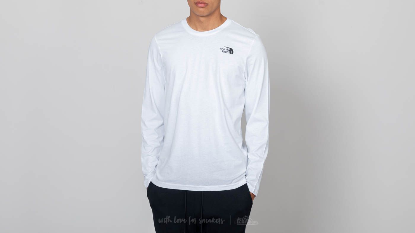The north face long sleeve white deals