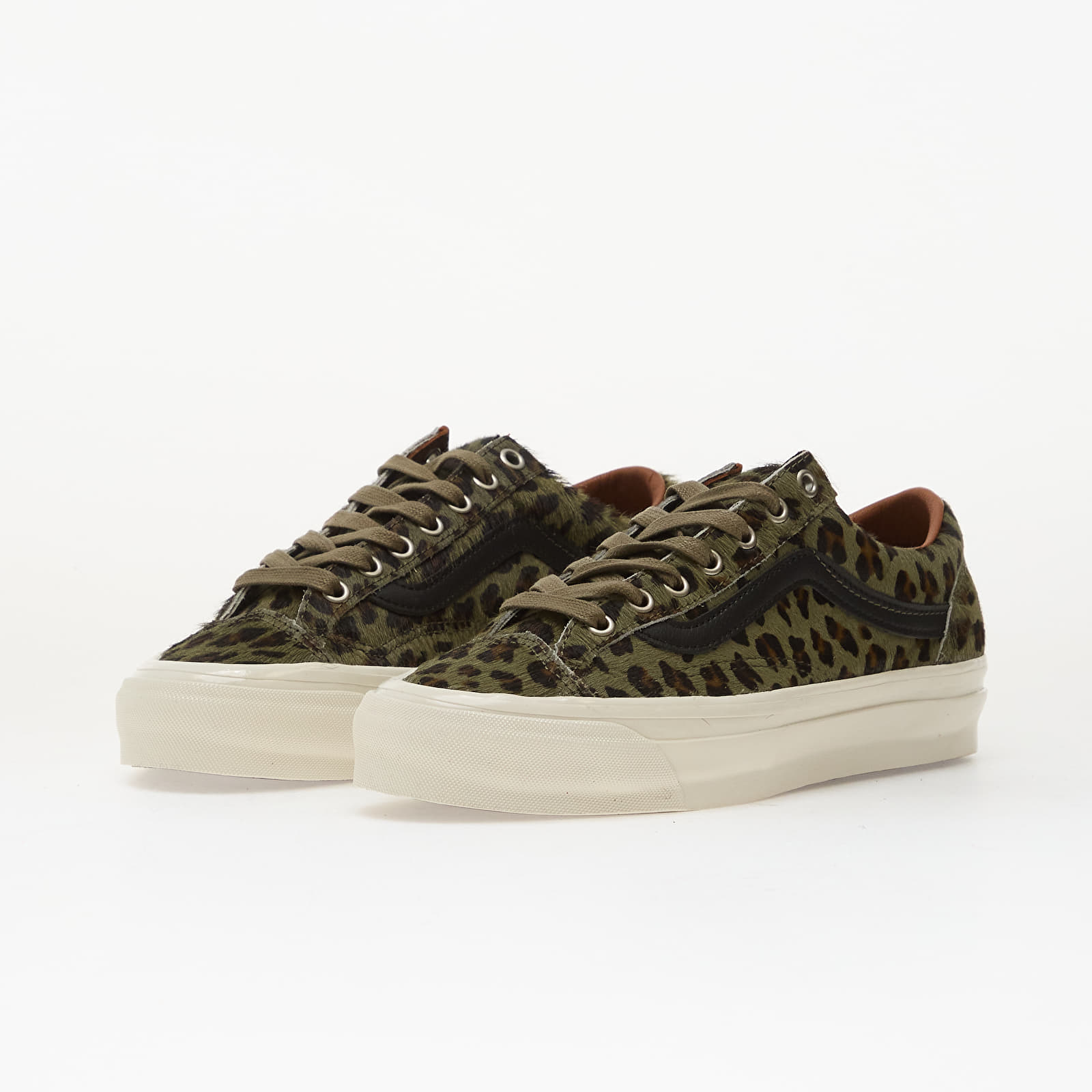 Herren Sneaker und Schuhe Vans LX Old Skool 36 Cheetah Olive