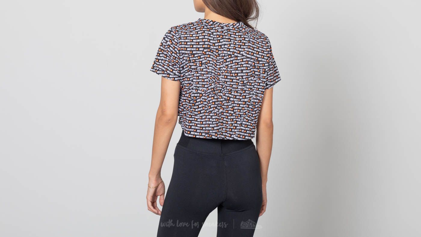 T-Shirts Nike Just Do It Cropped T-Shirt Black