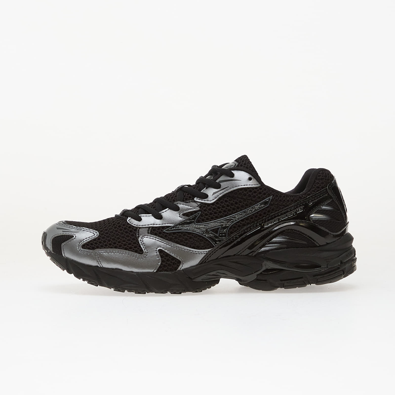 Сникърси Mizuno Wave Rider 10 (U) Black/ Black Sand/ Metallic Gray EUR 44.5