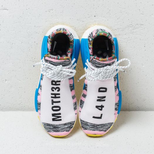 adidas x Pharrell Williams Afro Hu NMD Red Core Black Bright Blue Footshop