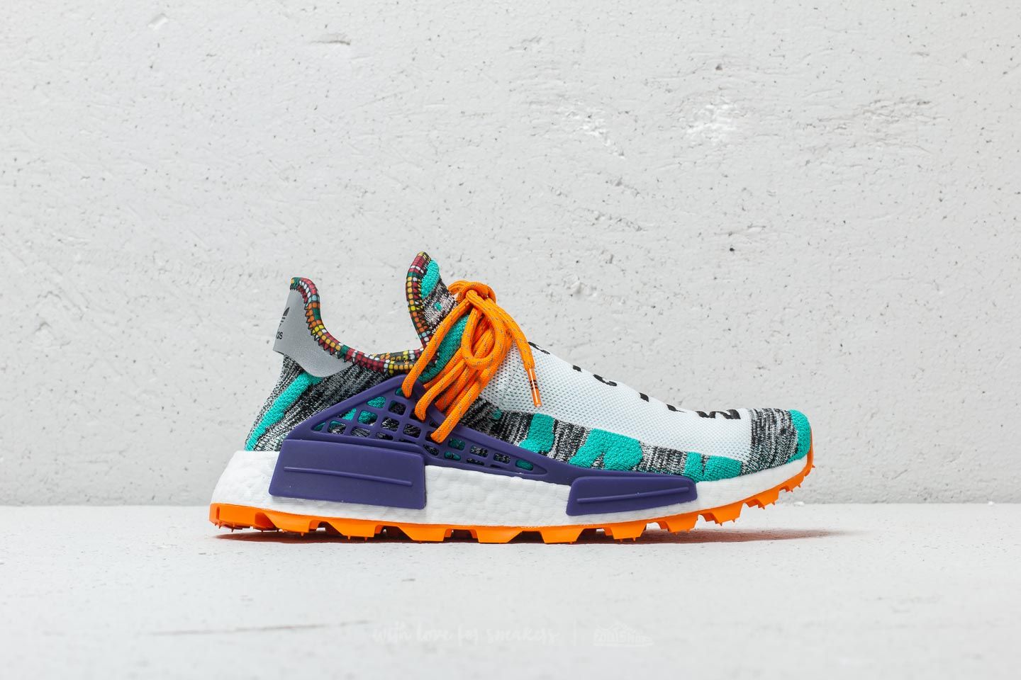 Herresko adidas x Pharrell Williams Afro Hu NMD Hi-Res Aqua/ Core Black/ Supplier Colour
