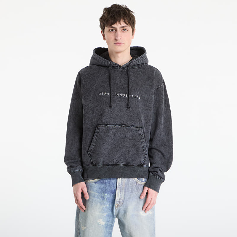Sweatshirt Alpha Industries Acid Logo Hoodie Black
