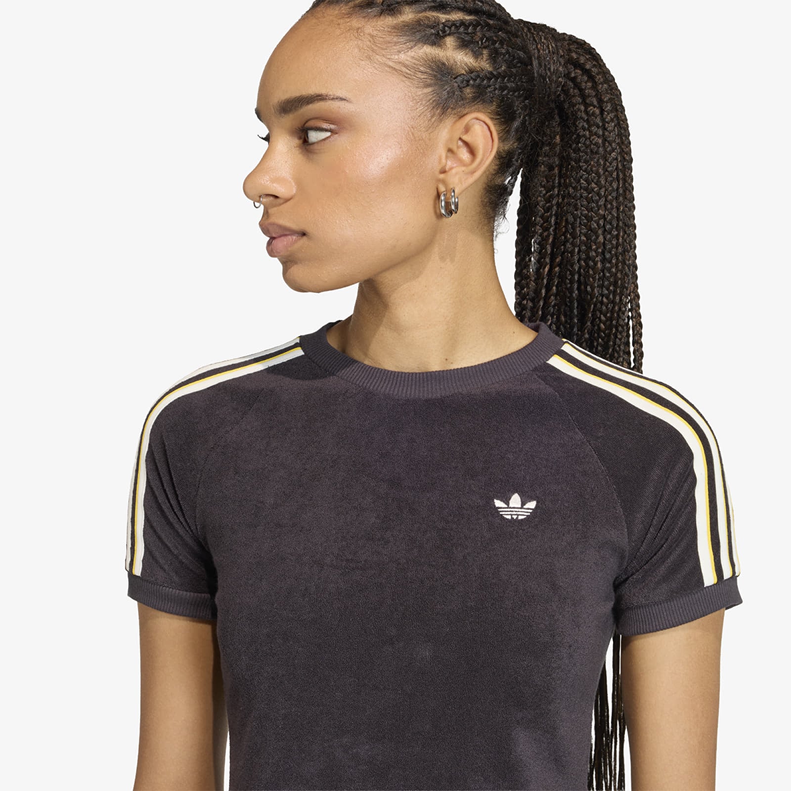 Ženske majice kratkih rukava adidas Tt Cali Tee Black