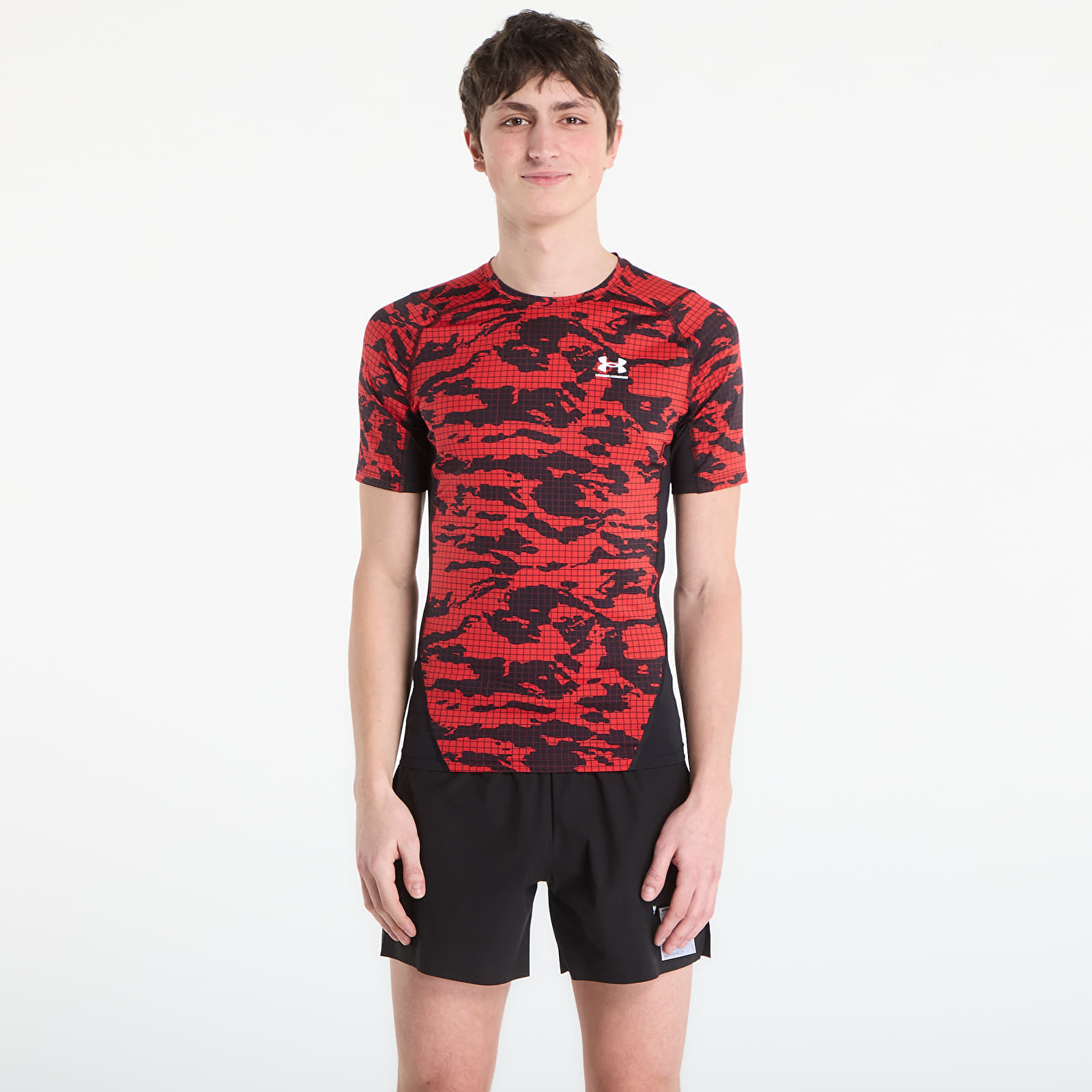 Тениска Under Armour HG Printed SS Tee Black M