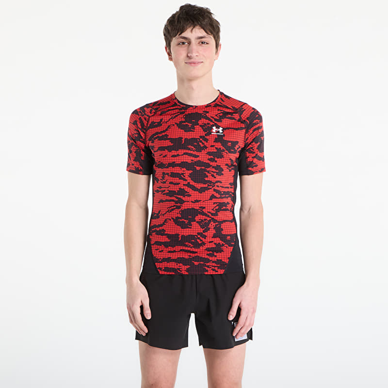 Marškinėliai Under Armour HG Printed SS Tee Black