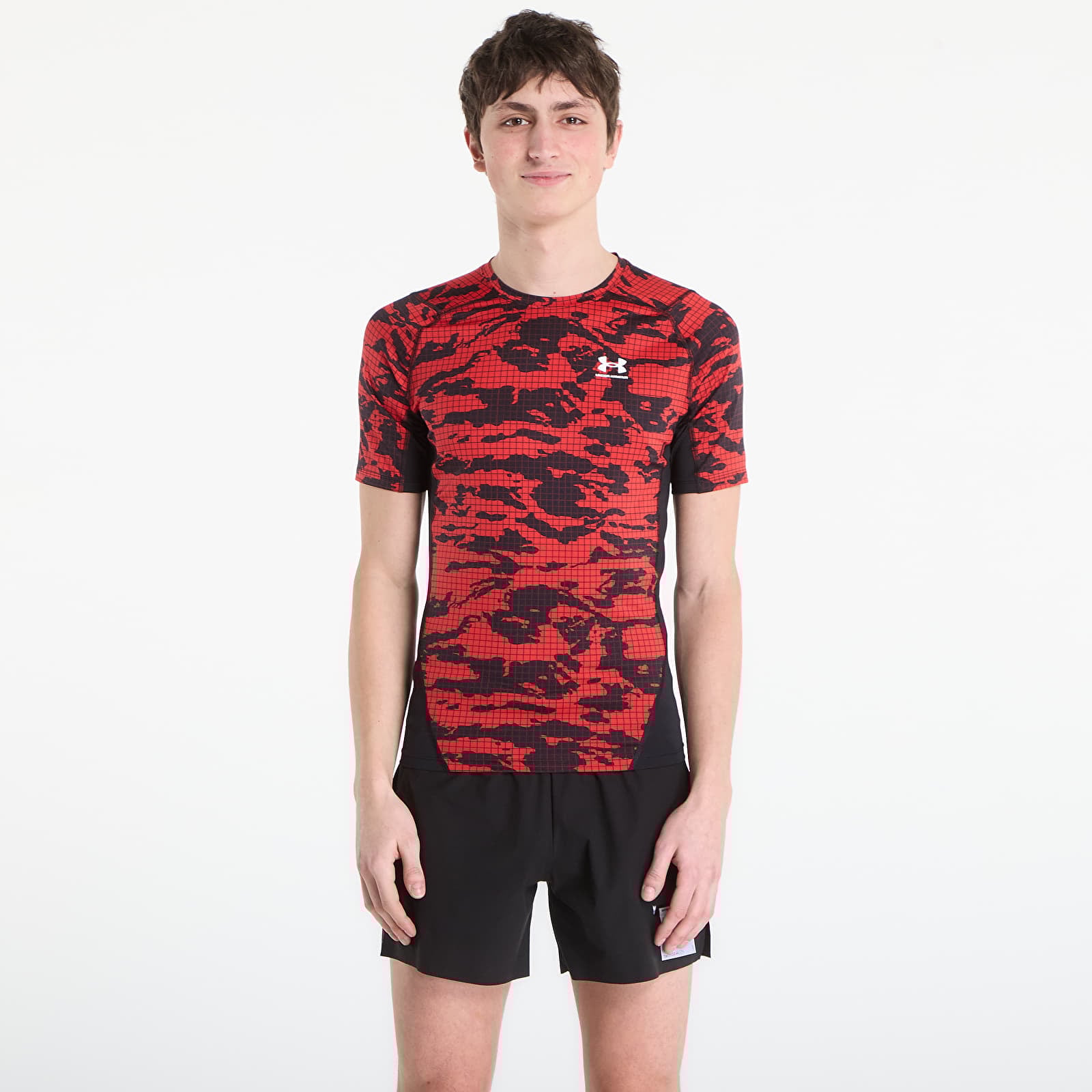 T-paidat Under Armour HG Printed SS Tee Black