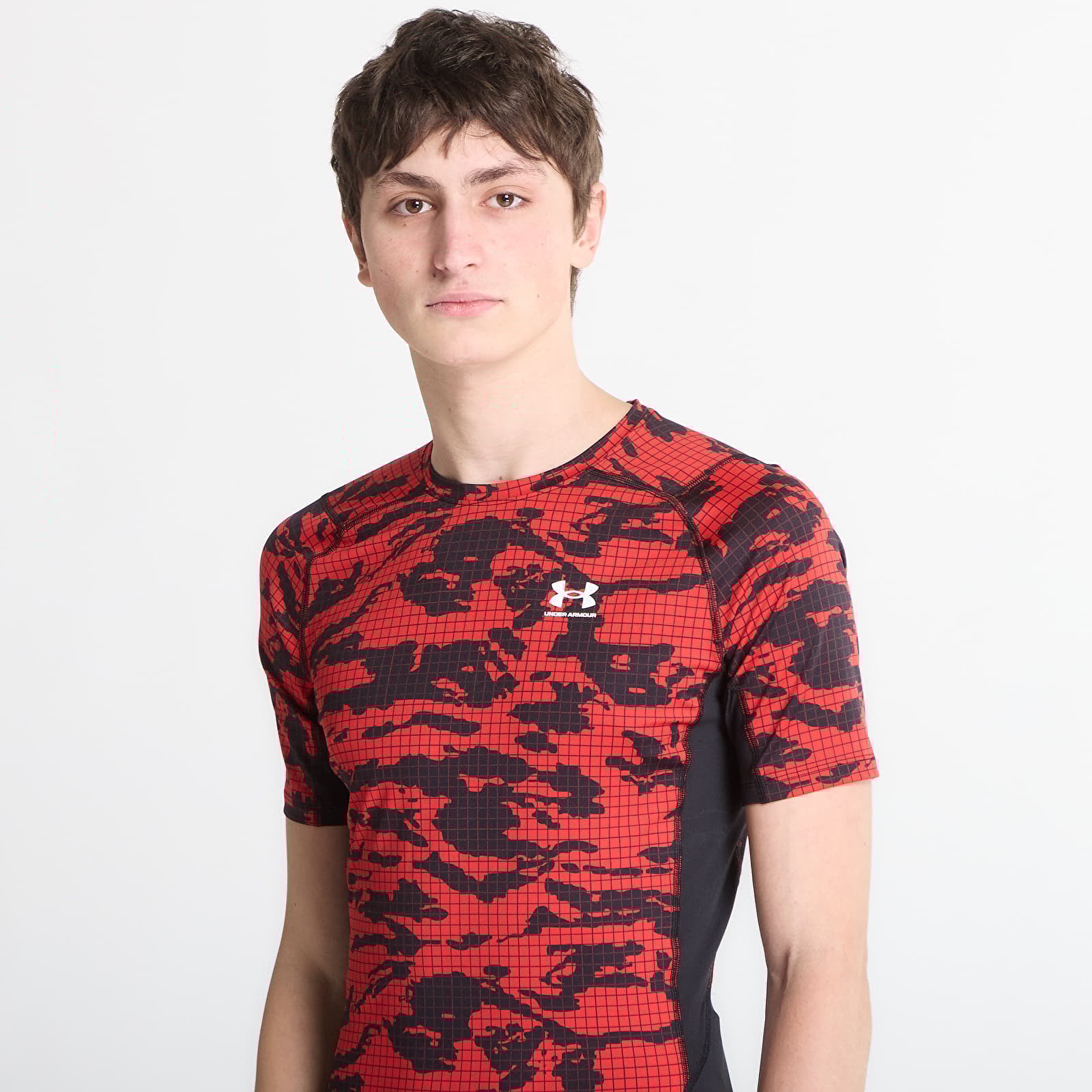 T-paidat Under Armour HG Printed SS Tee Black