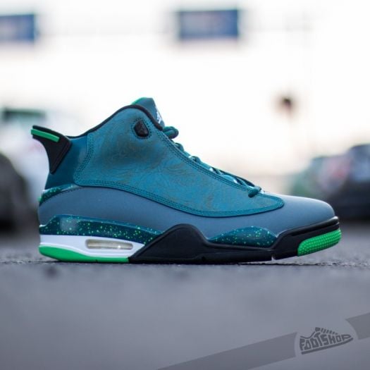 Men s shoes Air Jordan Dub Zero Teal Light Green Spark Blue Graphite Black Footshop