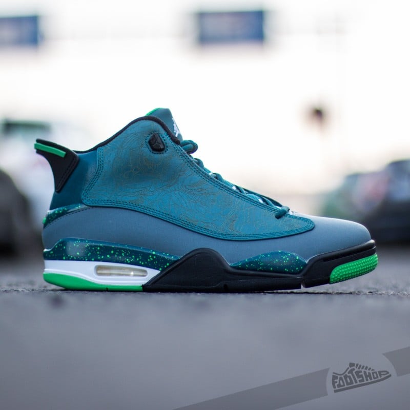 Men s shoes Air Jordan Dub Zero Teal Light Green Spark Blue Graphite Black Footshop