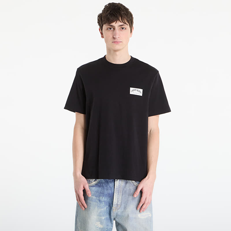T-Shirt Calvin Klein Jeans Ss 20S Easy Collegiate Tee Black