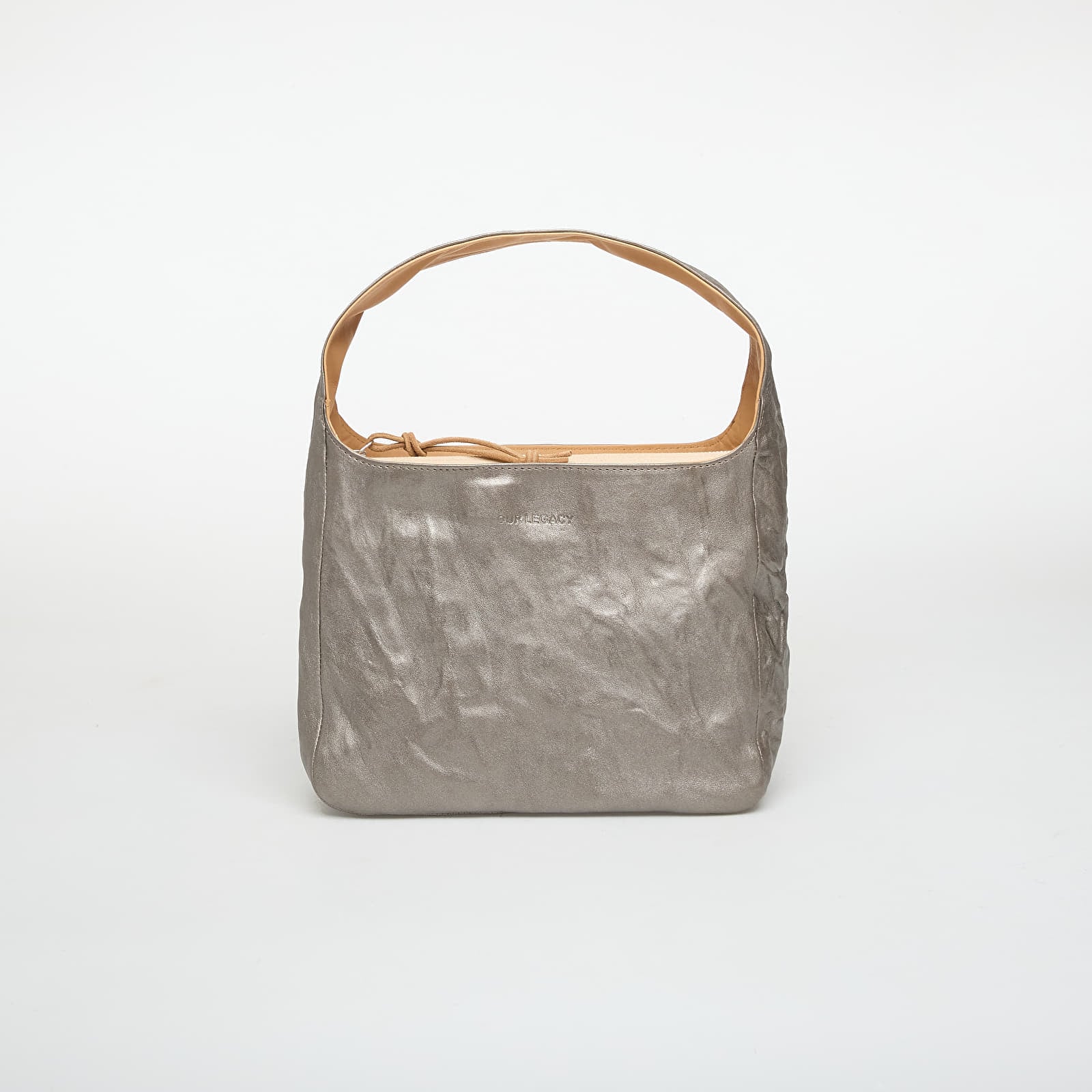 Τσάντες ώμου OUR LEGACY Brick Bag Metallic Oyster Sheepskin