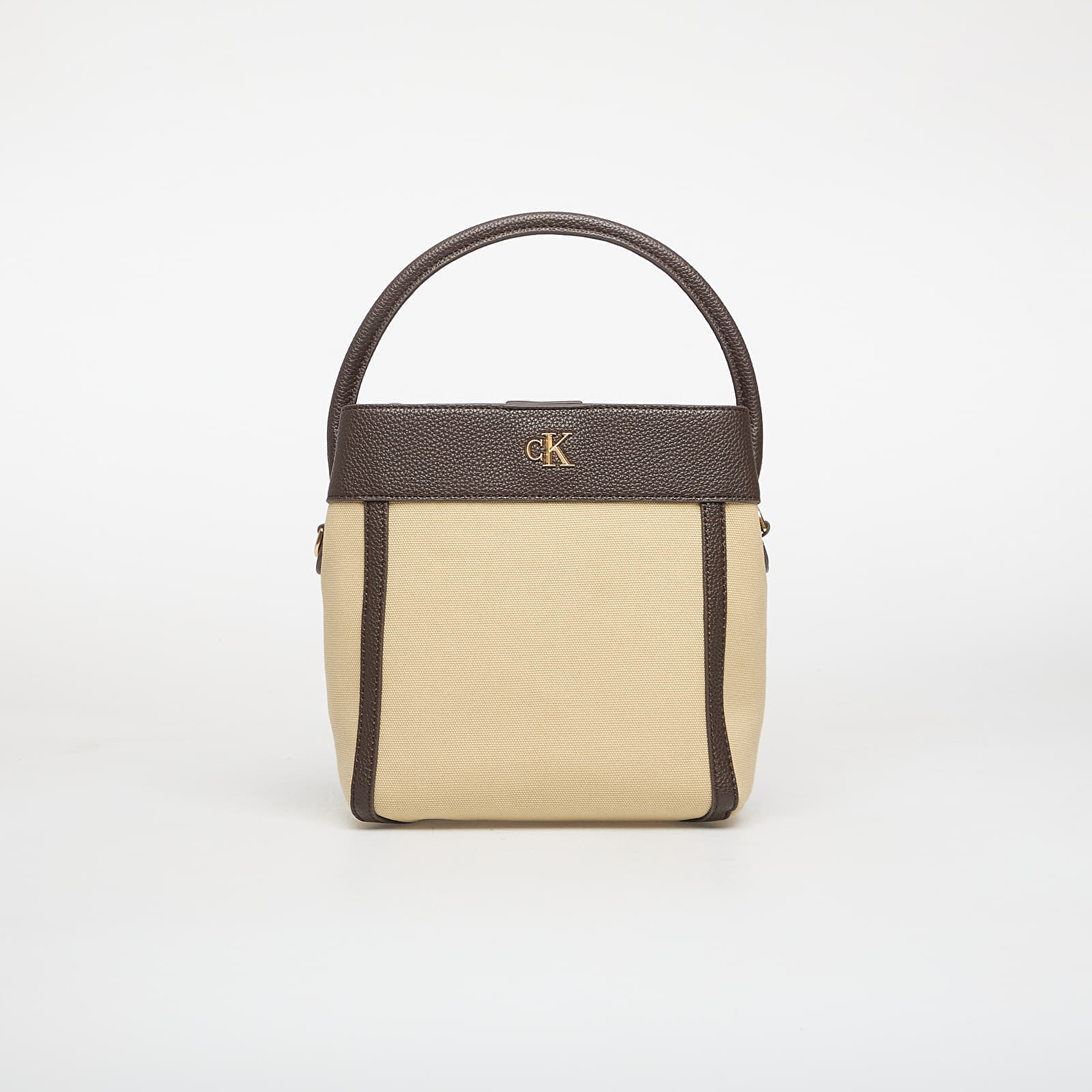 Чанта Calvin Klein Ck Canvas Bucket Bag With Strap Khaki Canvas Universal