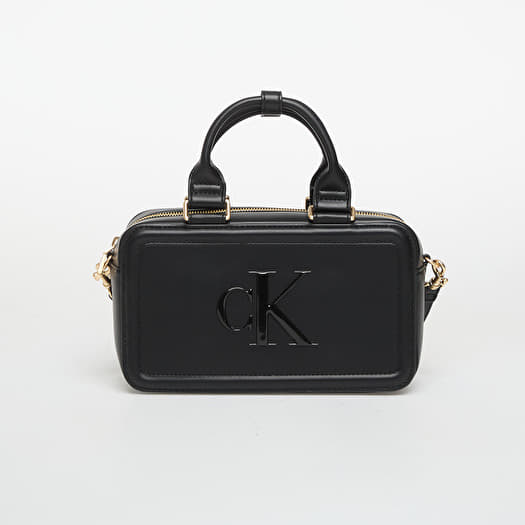 Τσάντα Calvin Klein Bold Ck Elongated Mini Tote Black