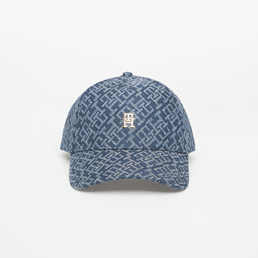 Mütze Tommy Hilfiger Th Monogram Jacq Cap Navy